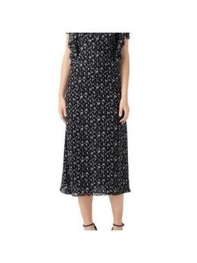 LoveShackFancy Jardin Floral Silk Demi midi dress